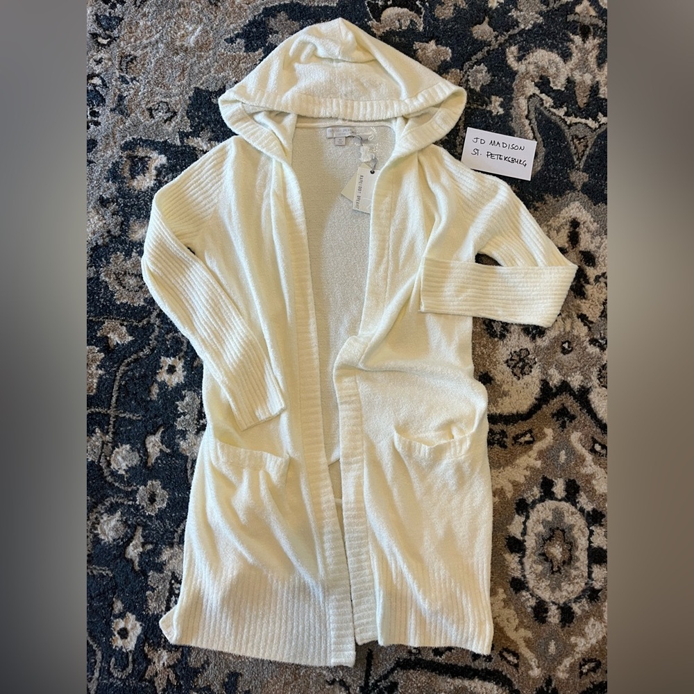 Barefoot Dreams relaxed hooded Cardi